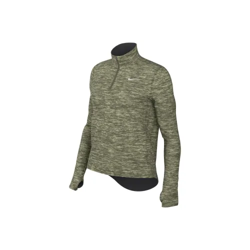 NIKE Средний оливковый Женские футболки