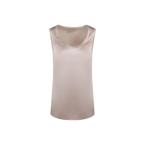 BRUNELLO CUCINELLI Топ на бретелях Women's Silver Розовый