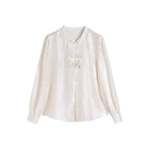 Hang Yi Court Рубашка Женская Экрю