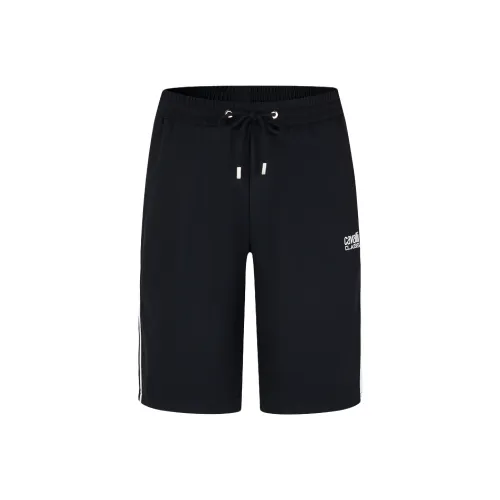 Cavalli Class Повседневные шорты Мужские Черные