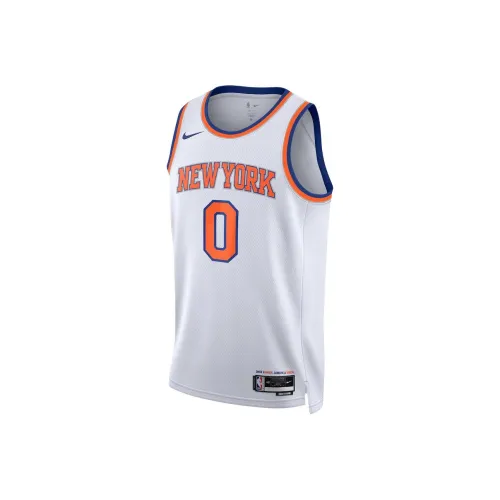NBA New York Knicks Nike Association Edition Swingman Баскетбольная Джерси Унисекс Белый