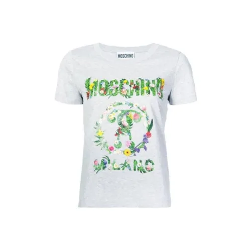 MOSCHINO Серые Женские Футболки