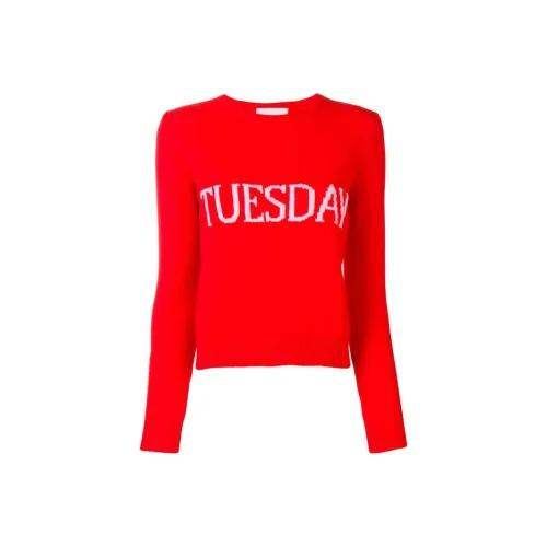 ALBERTA FERRETTI Красный Женские Свитеры