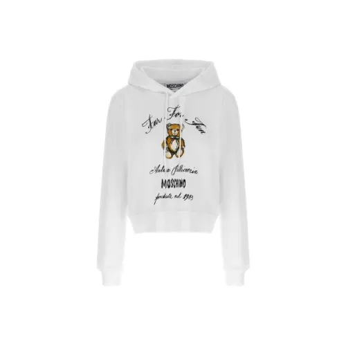 MOSCHINO Толстовка Женская Белая