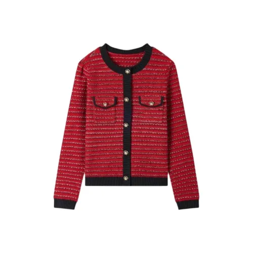 EICHITOO Трикотаж Женский Красный Комбинированный