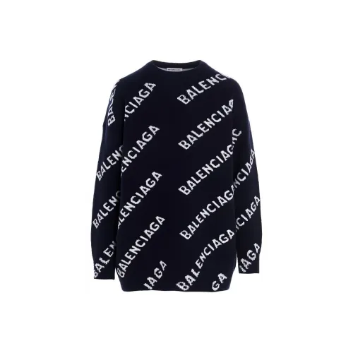 Balenciaga Трикотаж Стандартный крой Женский Морской синий