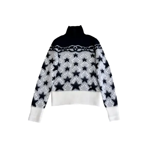 CHANEL Черные Женские Свитеры