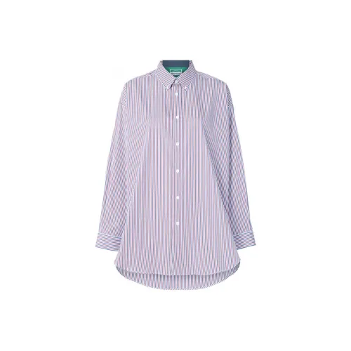 Balenciaga Рубашка Женская Розовая Фиолетовая