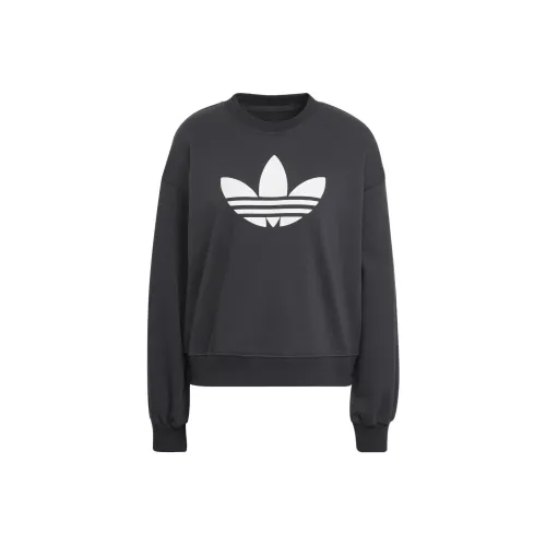 adidas originals Угольно-черный Женские Свитшоты
