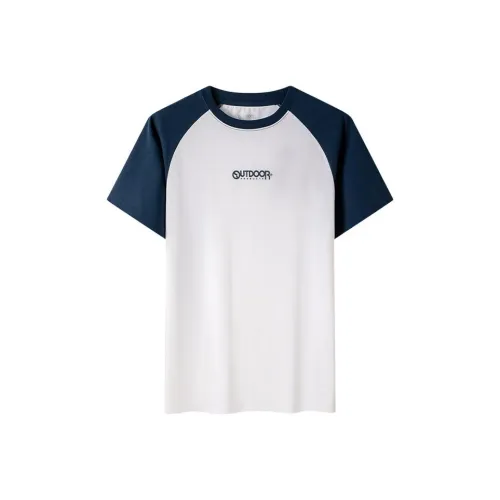 OUTDOOR PRODUCTS Реглан-рукав Т-рубашка Женская Фиолетовая