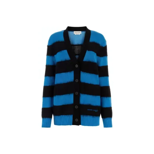 Alexander McQueen Синие Женские Свитеры