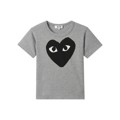 CDG Play SS25 T-Shirt Женская Серый