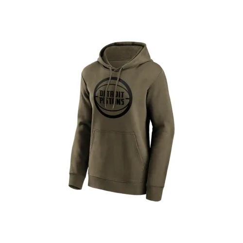 NBA Detroit Pistons Fanatics Толстовка Женская Армейский зеленый