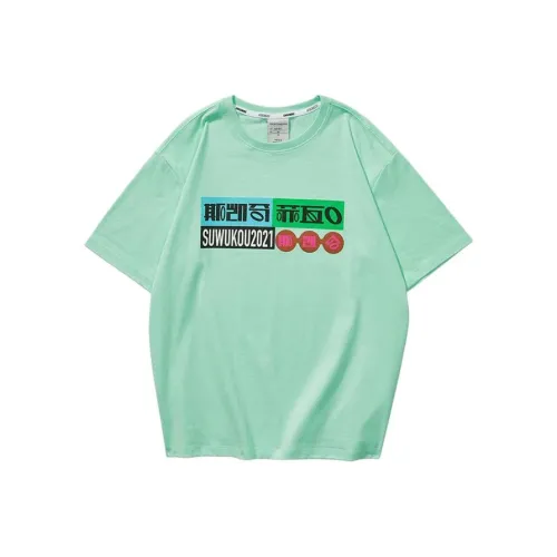 Skechers Шелк Синий/011N Женские Т-рубашки