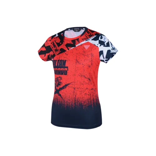 CORALIAN T Рубашка Женская Красная Черная