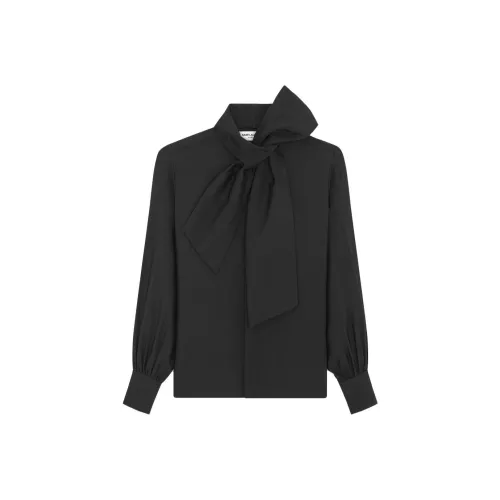 SAINT LAURENT Черные Женские Рубашки