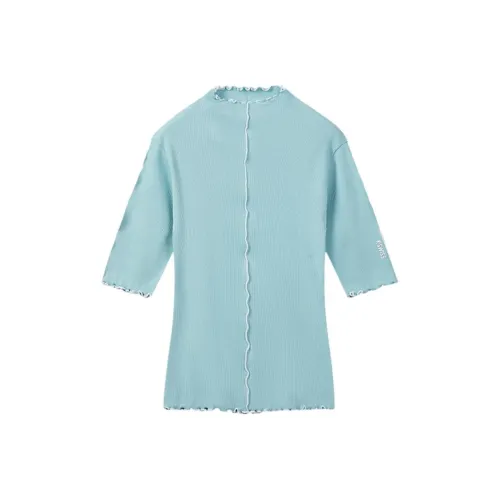 KSWISS T Рубашка Женская Формальная Синяя