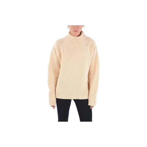 JIL SANDER Экрю Женские кашемировые свитеры