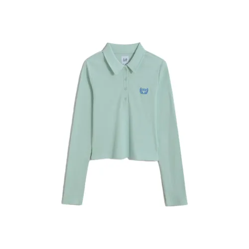 GAP Мятно-зеленое Женское Поло