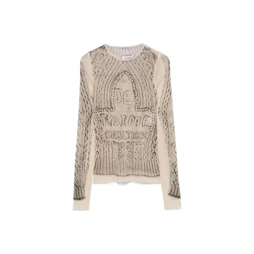 Jean Paul Gaultier Толстовка Женская Бежевая