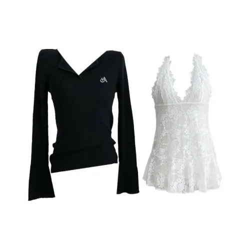 AURORA MUSE Трикотаж Женский Черный+Белый