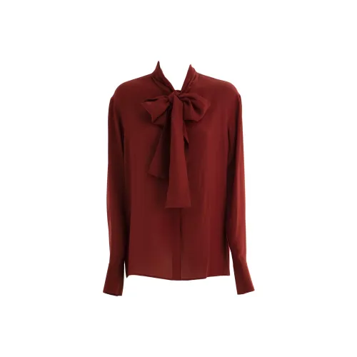 BALMAIN Бургундские Женские Рубашки