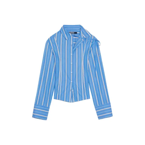 Jacquemus Синие полосы Женские Рубашки