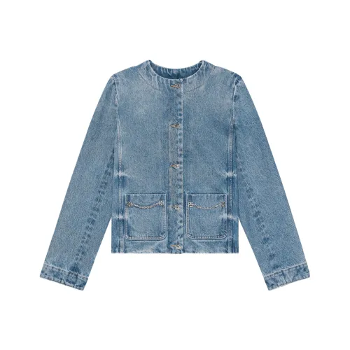 GIVENCHY SS24 Куртки Пальто Женские Blue