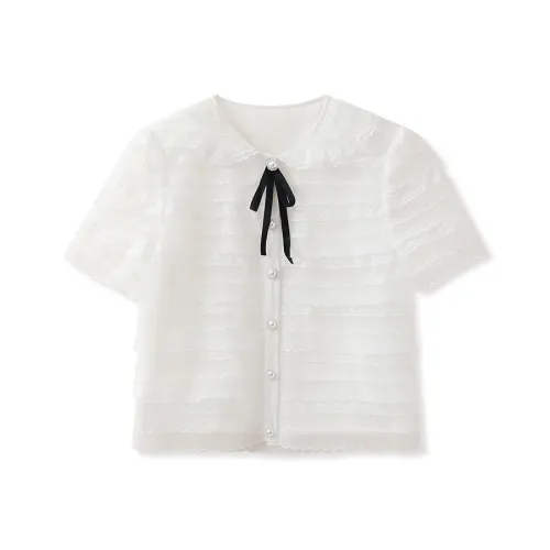 CHARM PICK Белые Женские Рубашки