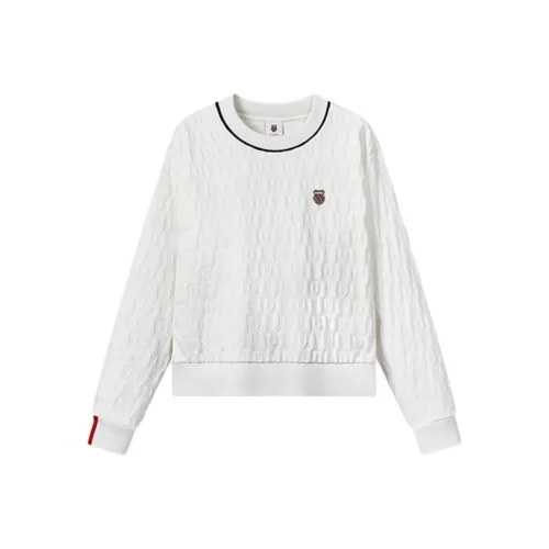 KSWISS SS24 Свитшот Женский Белый Эвриала