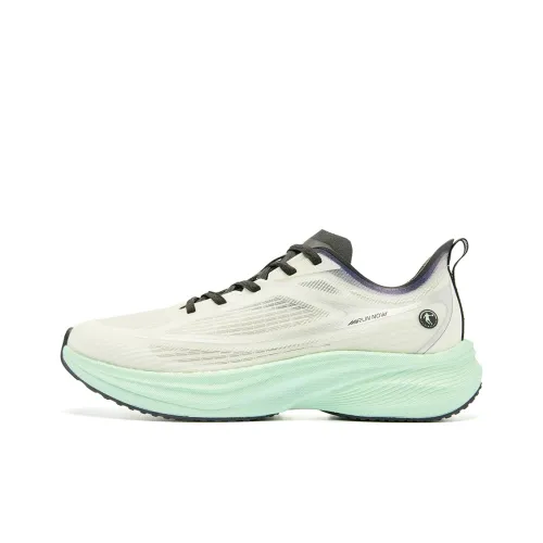 QIAODAN Light Speed 5,0PLUS Устойчивый к истиранию Дышащий Низкий Топ Повседневные Беговые кроссовки Женские Белые Зеленые Черные