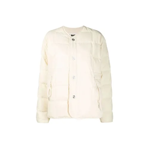 JIL SANDER Белые Женские Куртки