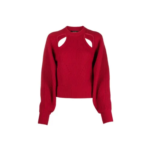 ISABEL MARANT Темно-красный Женские кашемировые свитеры