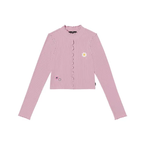 VANS W OVERSIZED FLORAL Светло-фиолетовый Женские Трикотаж