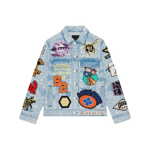 Givenchy X Bstroy Светло-Синие Мужские Куртки