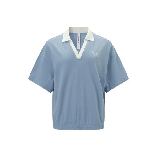 Reebok совместное брендирование Поло Женское Синий Фиолетовый