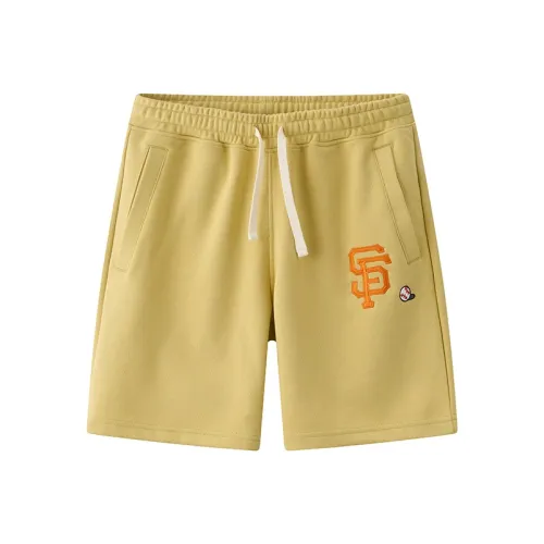 New Era Повседневные шорты Унисекс Масло Желтый