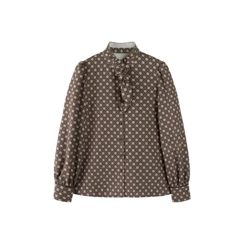 Pit Цветочный Цвет Женские Рубашки