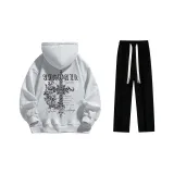 Set (Премиум Серый Стандартное Издание + Черные Повседневные Штаны)