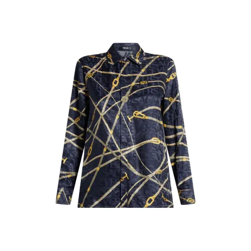 VERSACE Синие Женские Рубашки