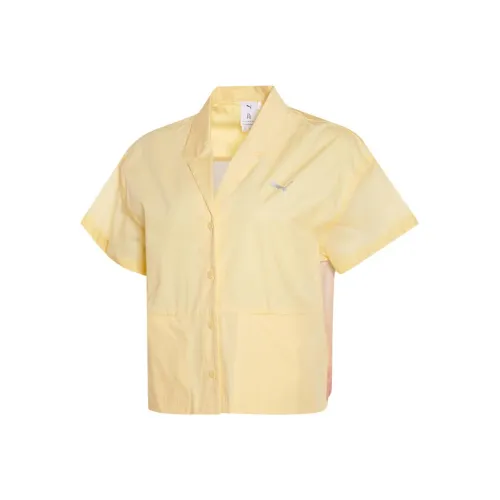 PUMA x LIUWEN Рубашка Женская Кремово-Желтая
