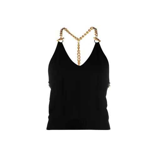 MOSCHINO Топ на бретелях Женский Черный
