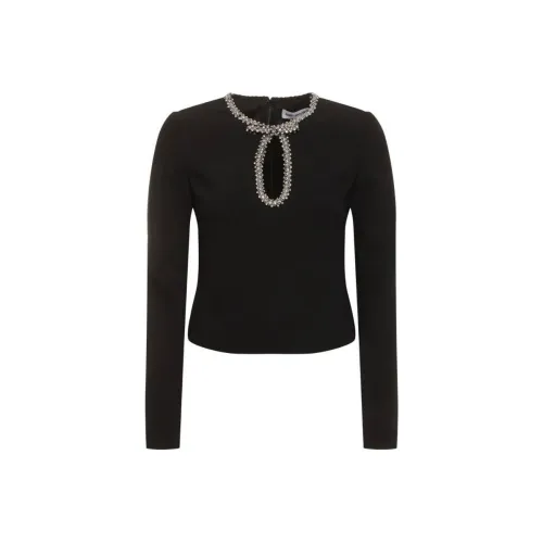 Self Portrait T-Shirt Женская Черная