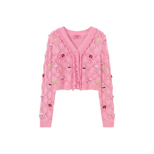 CHUU Розовый Женский Трикотаж