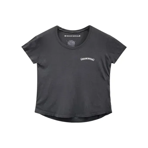 Chrome Hearts T-Shirt Женская Мытый Серый