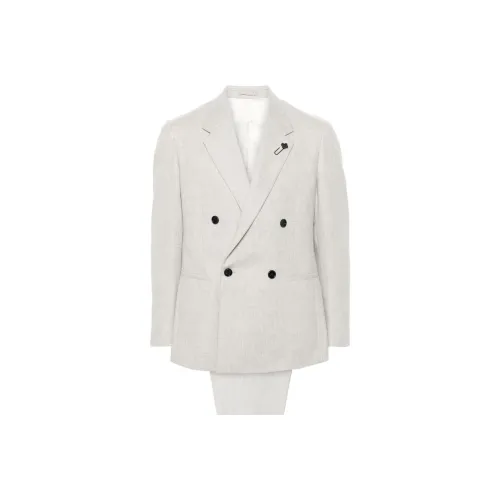 LARDINI Бизнес-костюм мужской светлый умбра