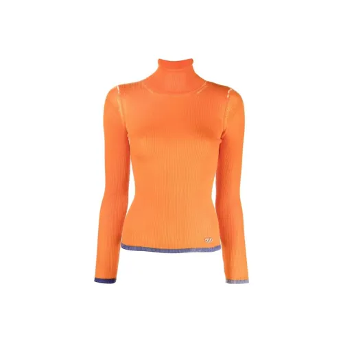 DIESEL Апельсин Женские Кашемировые Свитеры