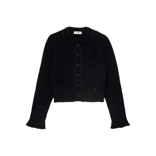 SANDRO Черный Женский Трикотаж