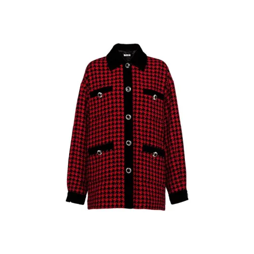 MIU MIU Куртки и Пальто Женские Красные