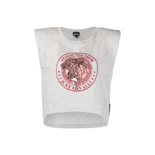 Just Cavalli Серые Женские Футболки